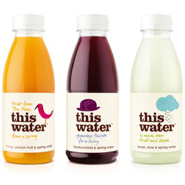 This Water packaging by Pearlfisher for Innocent